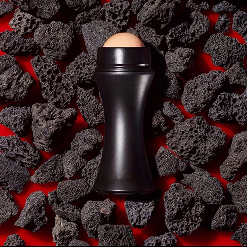 Natural Porous Volcanic Stone Oil-control Rolling Roller Makeup Face Care Tools Removable For Facial Cleaning Oil Absorption