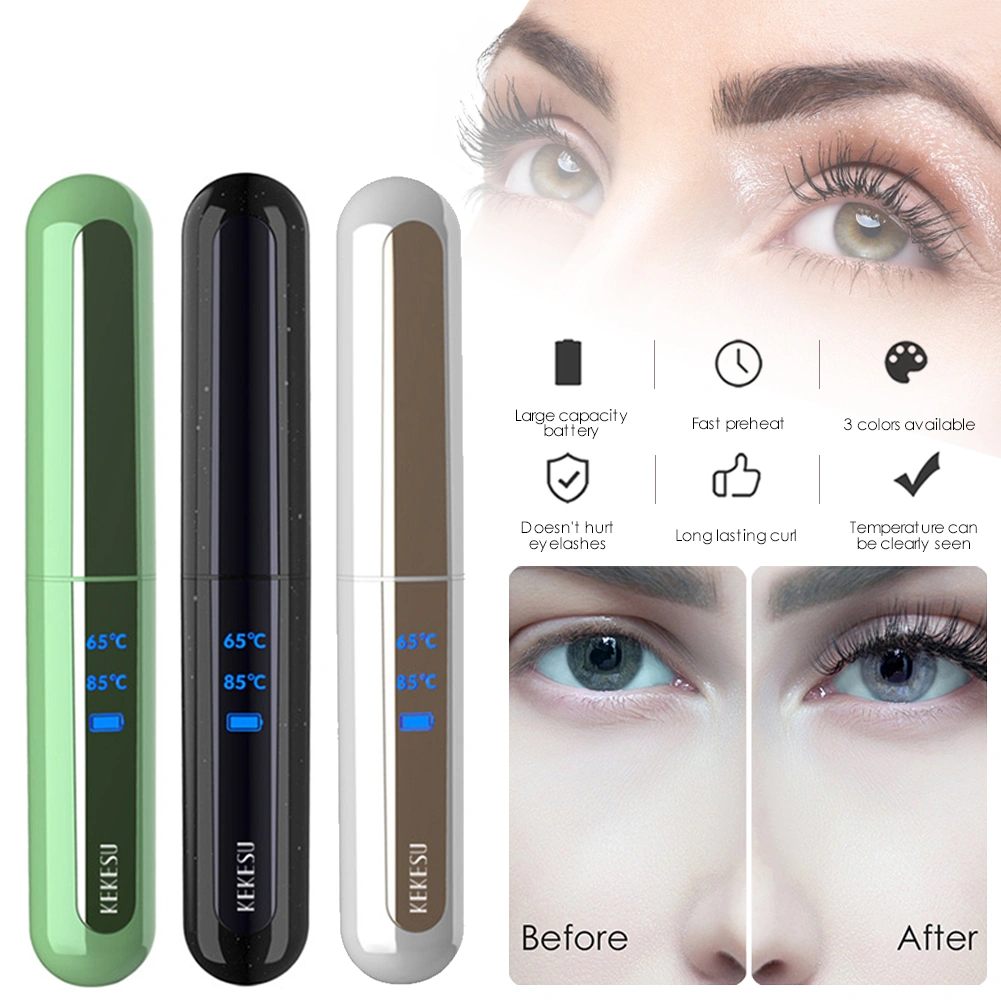 Digital Display Mini Eyelash Curler Electric Heating And Perm Eyelashes