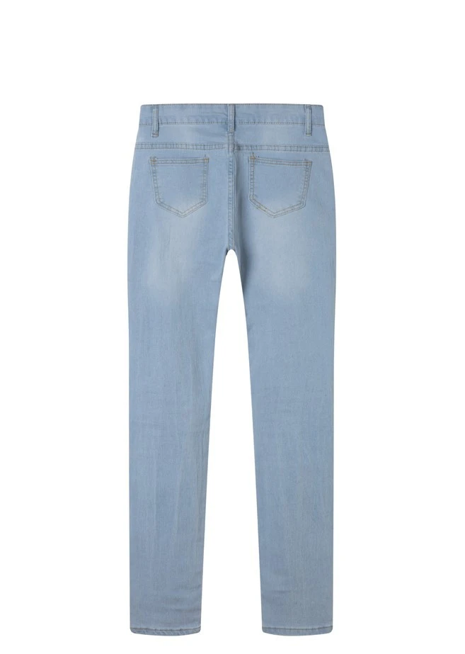 Ripped Jeans Women Trousers European And American Cross-border Hot Models Plus Size Pants Women