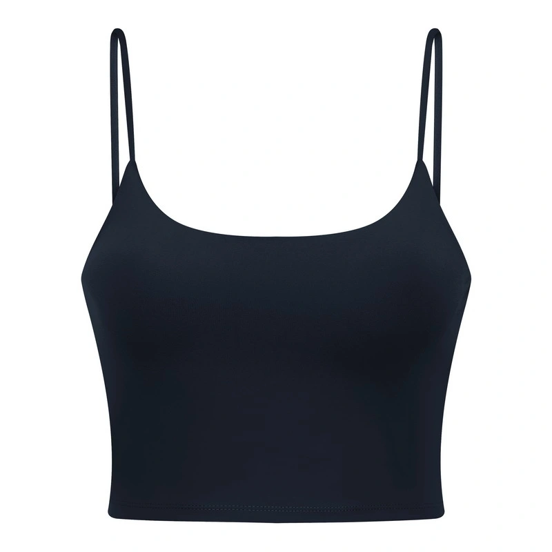 Sexy Strappy Beautiful Back Yoga Top Half Sling Yoga Suit