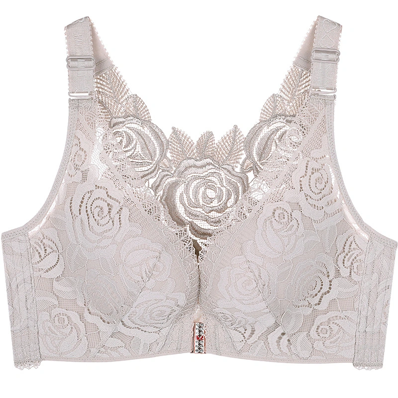 Spring And Summer New Rose Thin Bra