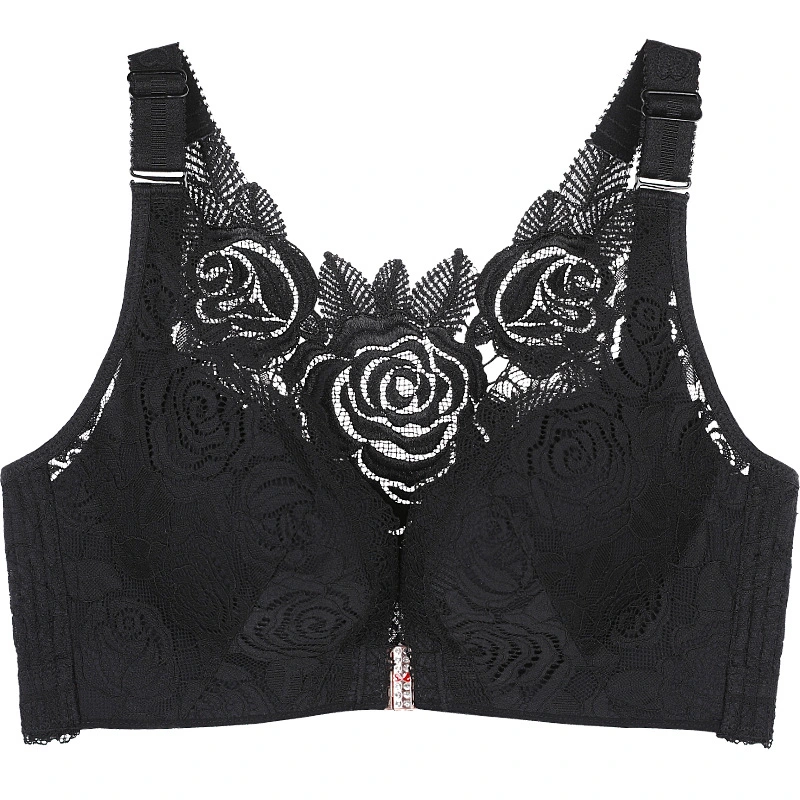 Spring And Summer New Rose Thin Bra