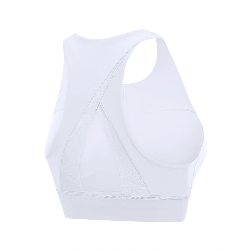 A Daifala Round Neck Full Sports Bra With Hollow Back And High Fitness Yoga Underwear