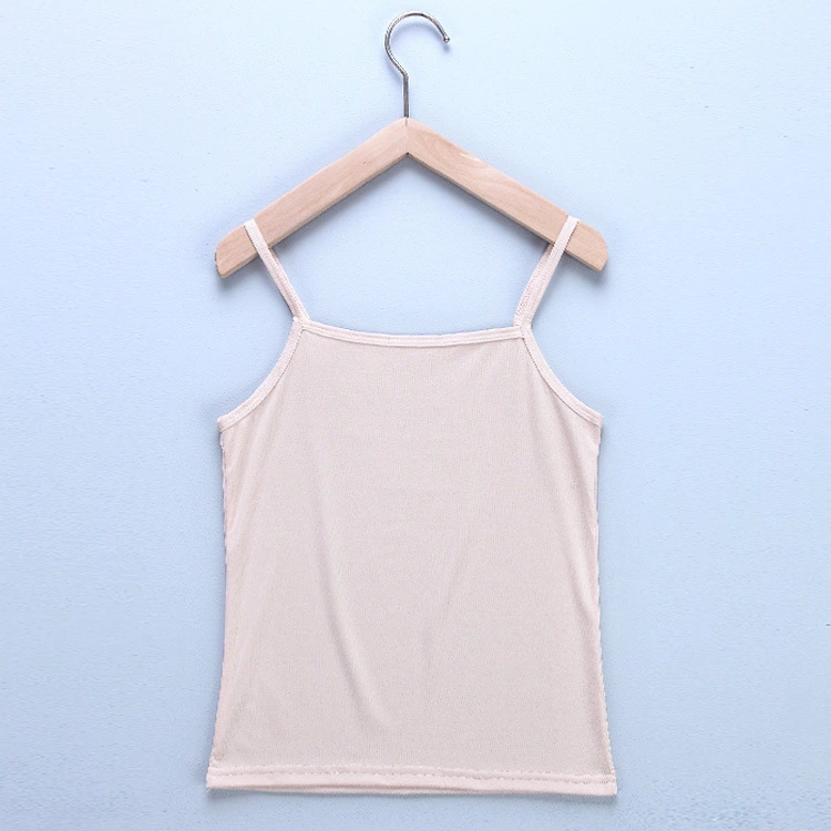 Solid Color Small Camisole Bottoming Shirt With A Large Round Neck And All-Match Female