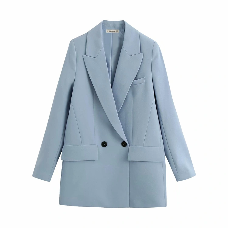 Summer New Button-Decorated Draped Blazer