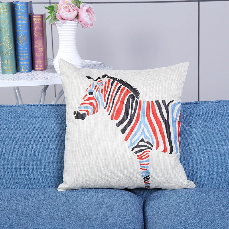 British Style Square Pillow Personality Fawn Home Sofa Cushion