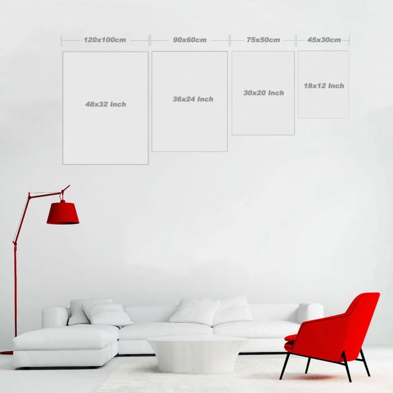 Home Decoration Inkjet Printing Frameless Picture Core