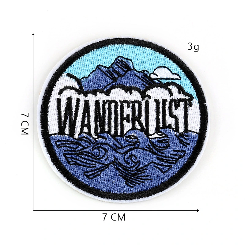 High-End Clothing Accessories Round Patch Stickers