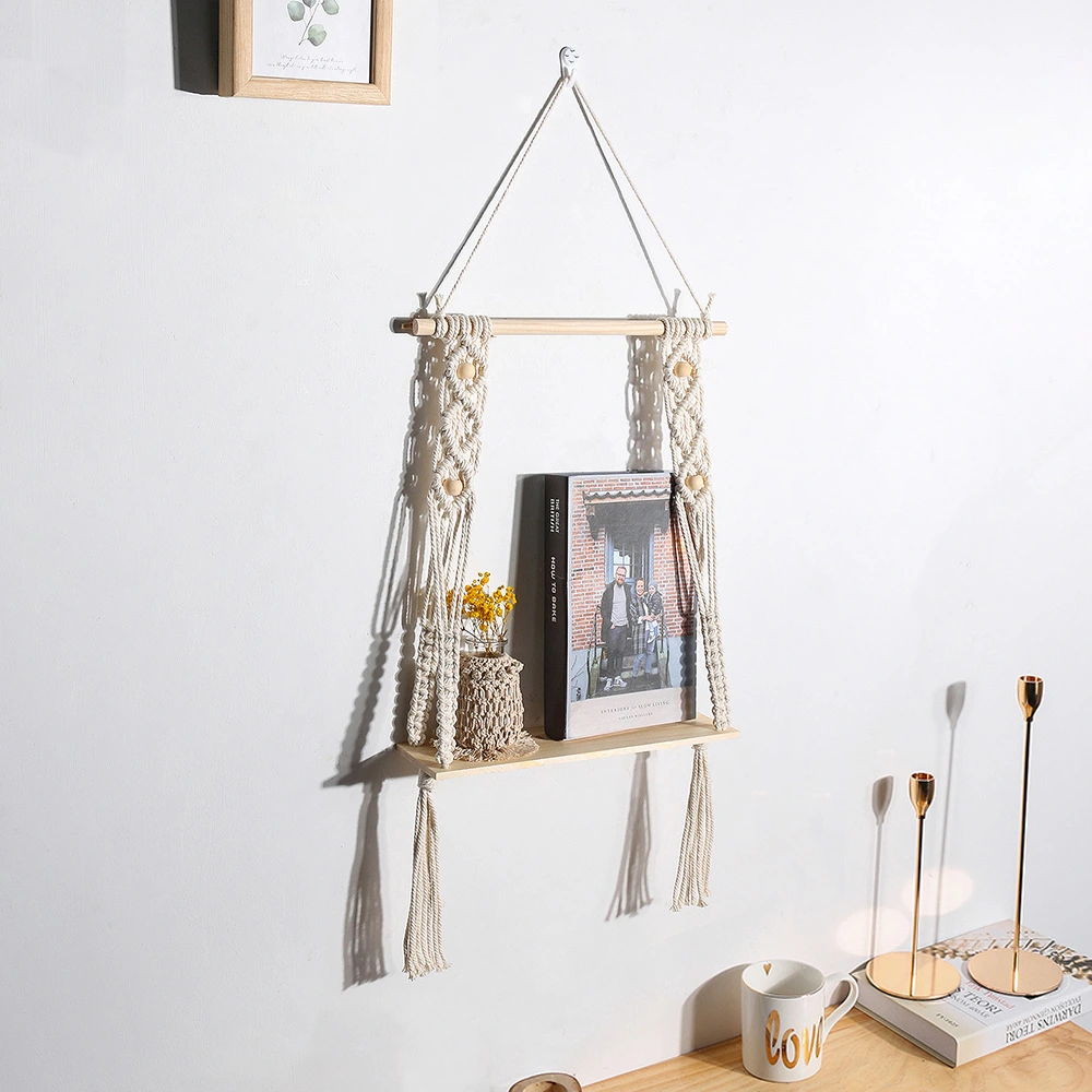 Handmade Woven Shelving For Wall Decoration