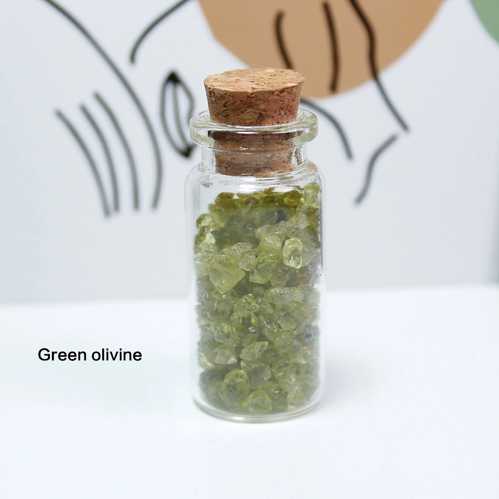 Amethyst Gravel Landscape Wishing Drifting Cork Bottle