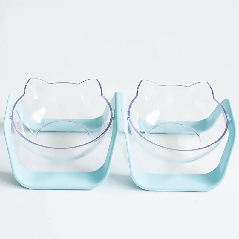 Home Simple Protection Cervical Spine Tilted Cat Bowl