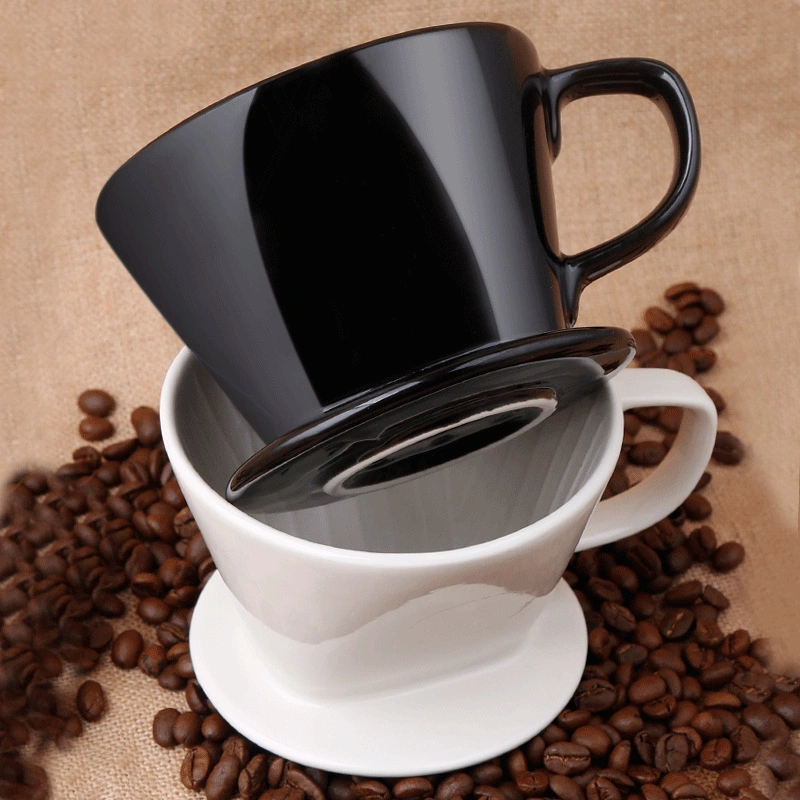 Ceramic Coffee Three-hole Drip Filter Cup