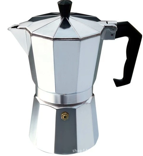 Moka Octagonal Coffee Cup Aluminum Kettle