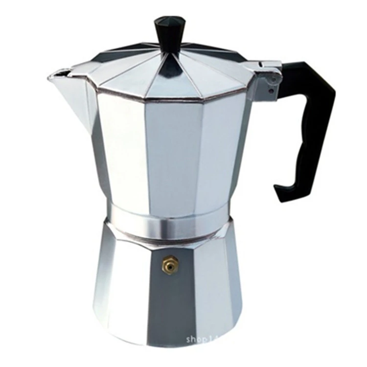 Moka Octagonal Coffee Cup Aluminum Kettle