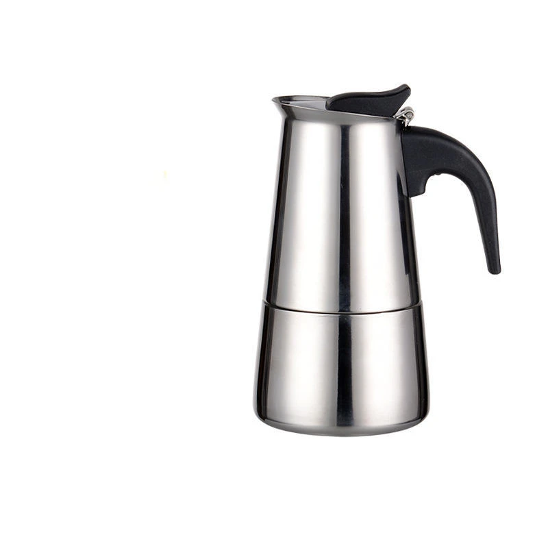 Italian Moka Pot Hand-made Coffee Pot Stainless Steel Household Moka Coffee Pot