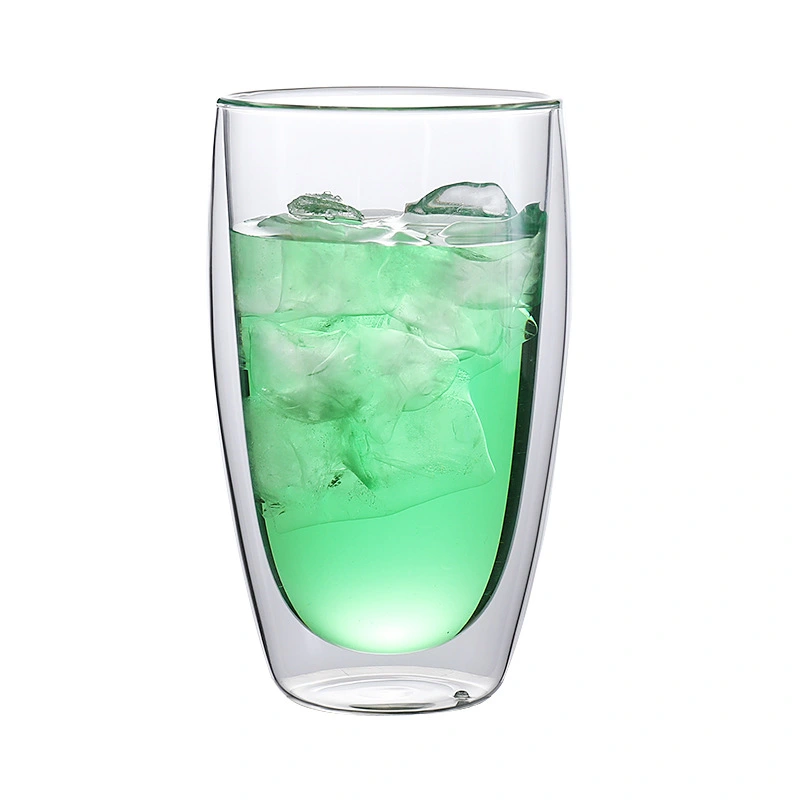 Heat-Resistant Transparent Double-Layer Coffee Cup
