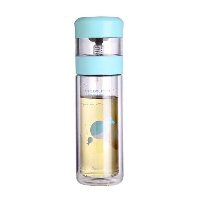 Heat Resistant Thickening Of Double Layer Tea Glass Cup