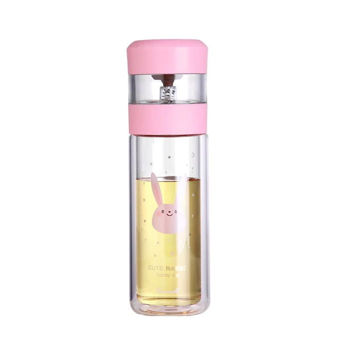 Heat Resistant Thickening Of Double Layer Tea Glass Cup