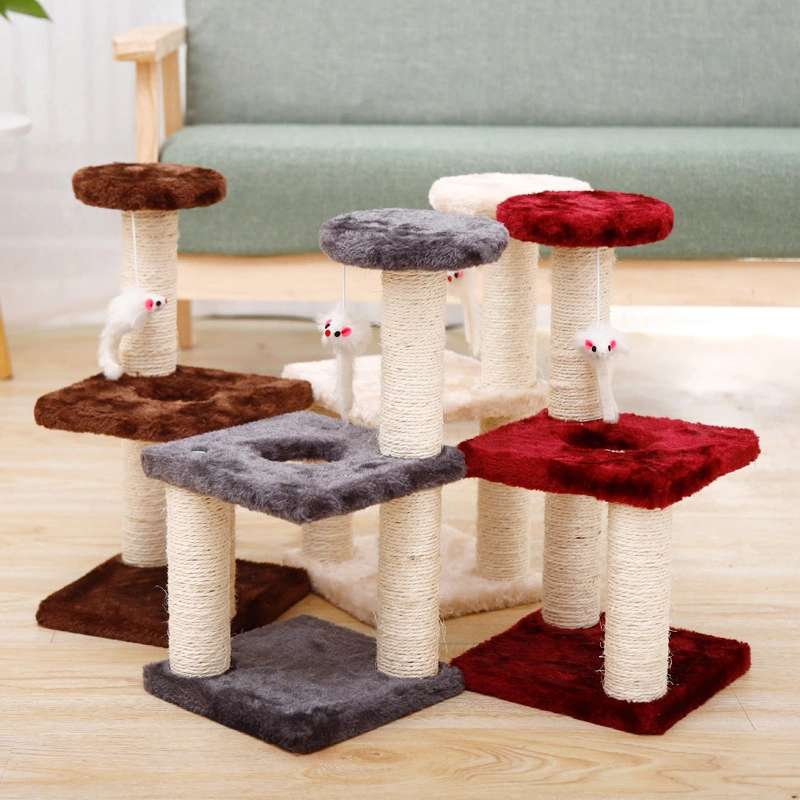 Explosive Cat Climbing Frame, Small Cat Tree, Cat Toy, Sisal Cat Jumping Platform, Cat Supplies, Cat Scratching Post, Pet Supplies