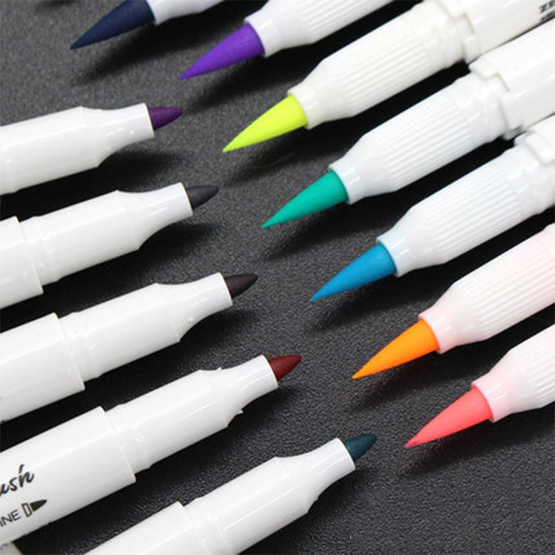 Water based drawing pen Zebra double head soft brush