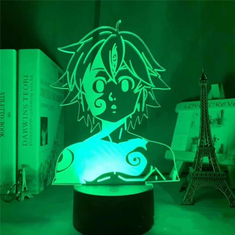 3D Night Light Colorful Remote Control Sleep Desk Lamp