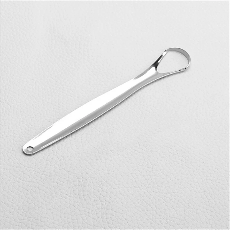 Portable Stainless Steel Water Drop Tongue Scraper Cleane Tongue Scraper Cleane