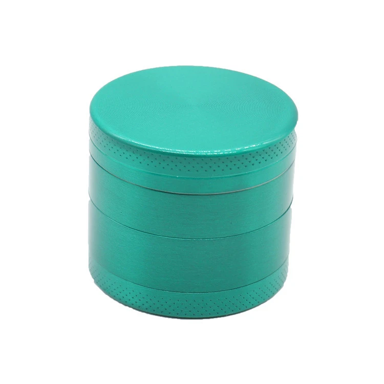 Multicolor Flat Four-Layer Plum Pattern Zinc Alloy Cigarette Grinding Device  Grinding Device Smoking Set Wholesale