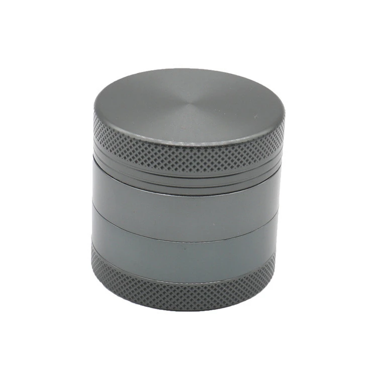 Multicolor Flat Four-Layer Plum Pattern Zinc Alloy Cigarette Grinding Device  Grinding Device Smoking Set Wholesale