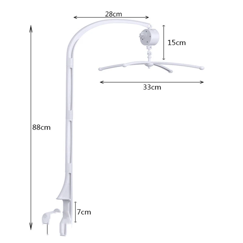 Crib Bell Bracket Toy Puzzle 0-2 Years Old Crib Pendant