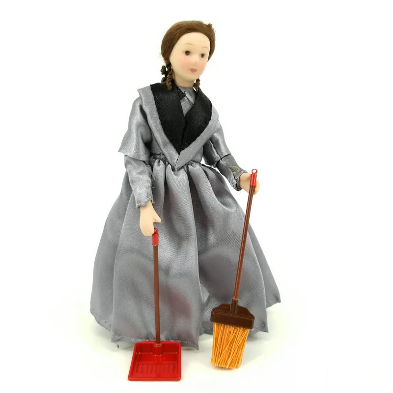 Mini Model Powder Broom Trash Shovel Dollhouse Doll House Model Scene Accessories Mini Kitchen