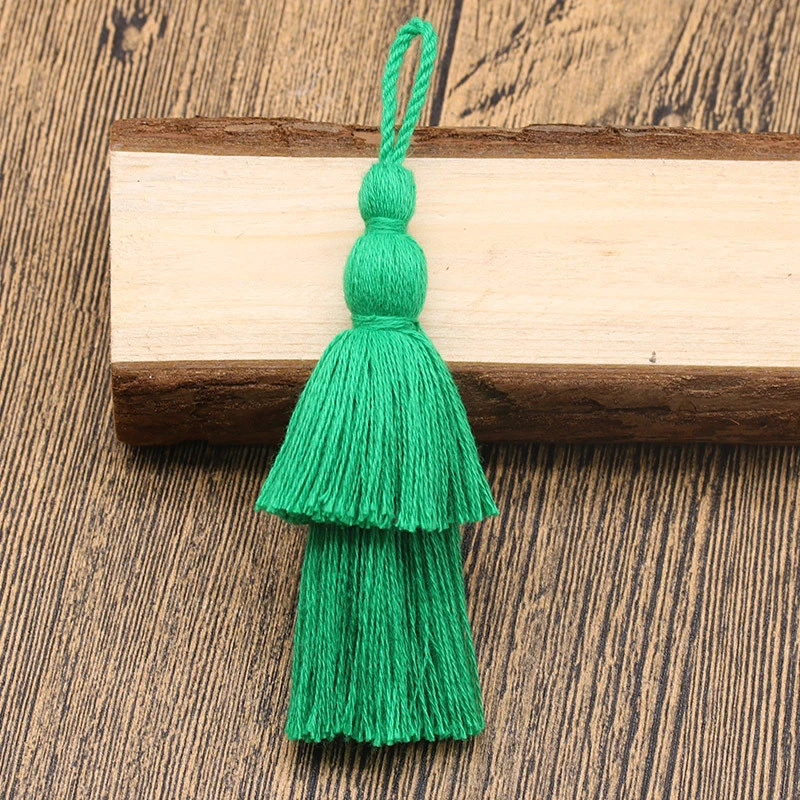 Double-layer Pine Tree Pagoda Tassel Multicolor Bag Pendant