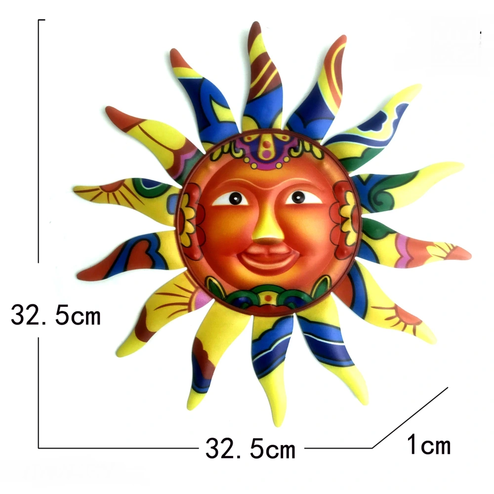 Iron Home Sun Wall Decoration Garden Ornaments