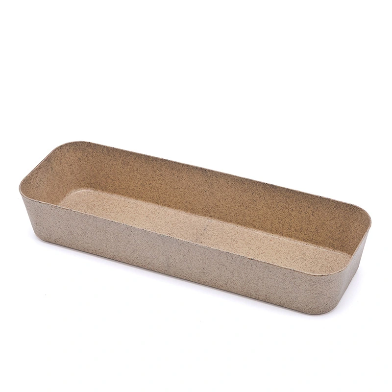 Wheat Straw Storage Box Drawer Storage Box Kitchen Tableware Storage Box Biodegradable Plastic Storage Box