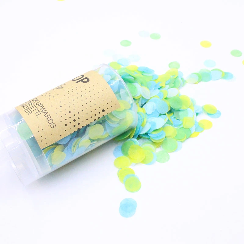 Push And Push Music Confetti Push Tube Wedding Party Decoration Paper Push Tube Round Barrel 01