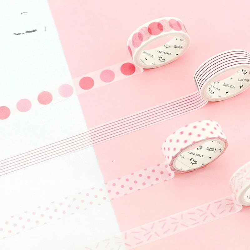 Small  And Simple Polka Dot Color And Paper Tape