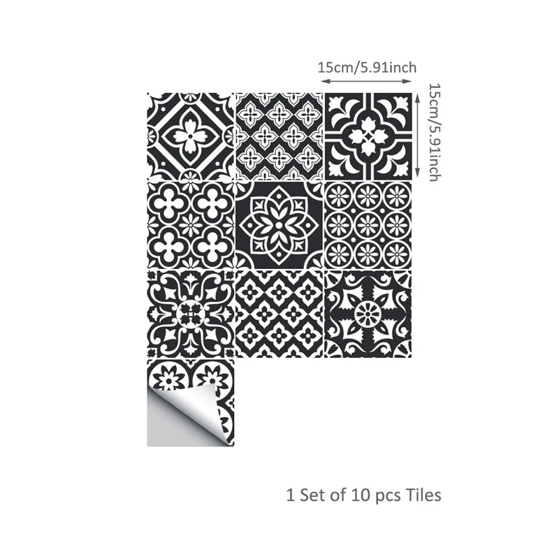 Kitchen Greaseproof Stickers Bathroom Waterproof Wall Stickers