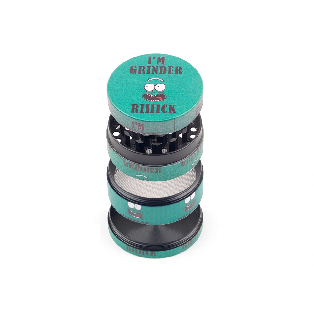 Funny Cigarette Grinding Machine Big Eyes Cute Cartoon Color Printing Four Layer Cigarette Grinding Machine