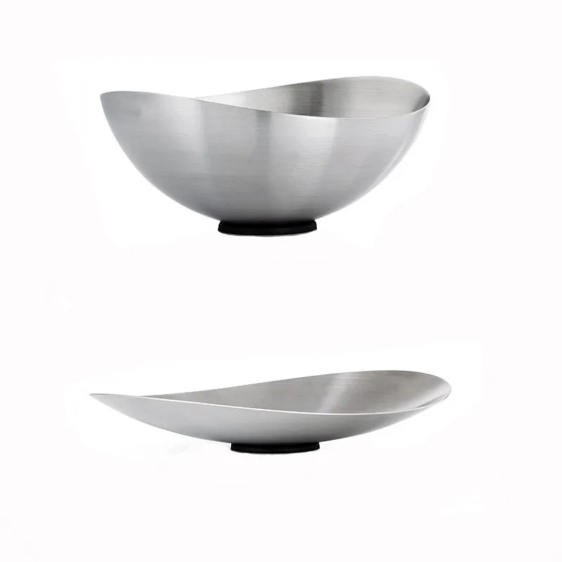 Gaoqige 18-10 Stainless Steel Fruit Plate Fruit Bowl Fruit Pocket