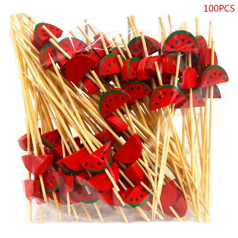 Disposable Fruit Pick Fruit Insert Art Toothpicks