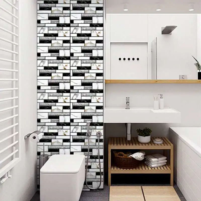 Black And White Children'S Room Bedroom Bedside 3D Wallpaper