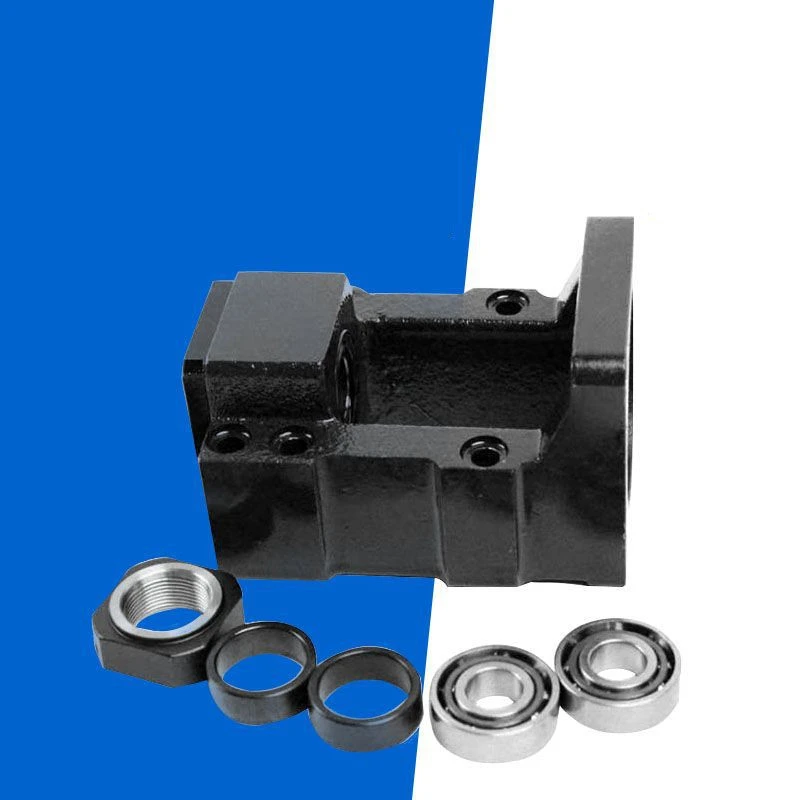 Screw Motor Integrated Seat Hm12 15 20 25 Servo Motor Cnc Coupling Bracket Bearing Seat