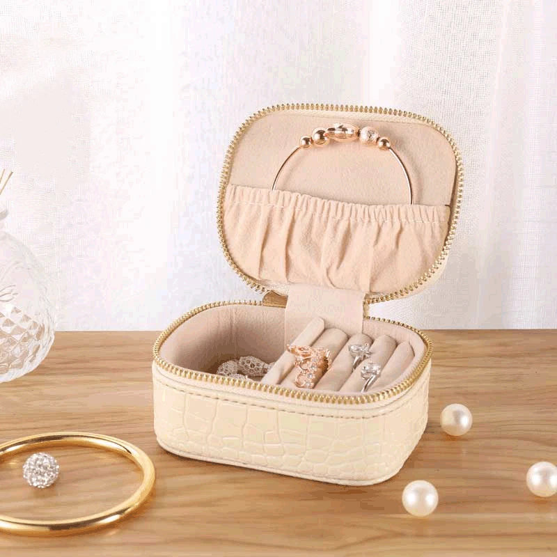 Jewelry Storage PU Leather Travel Jewelry Storage Portable Jewelry Box