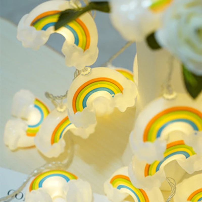 Creative Home Colorful Rainbow String Lights