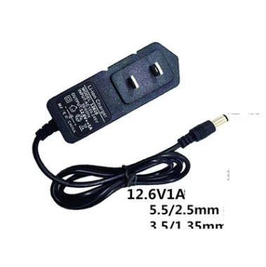 Promotion Of 8.4v 12.6V 16.8v1a 2A Polymer 18650 Lithium Battery Smart Lamp Charger