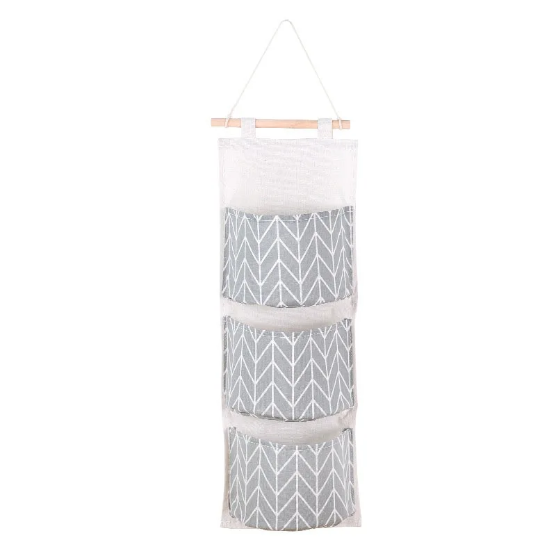 Small Cotton Waterproof Three-Layer Storage Hanging Bag