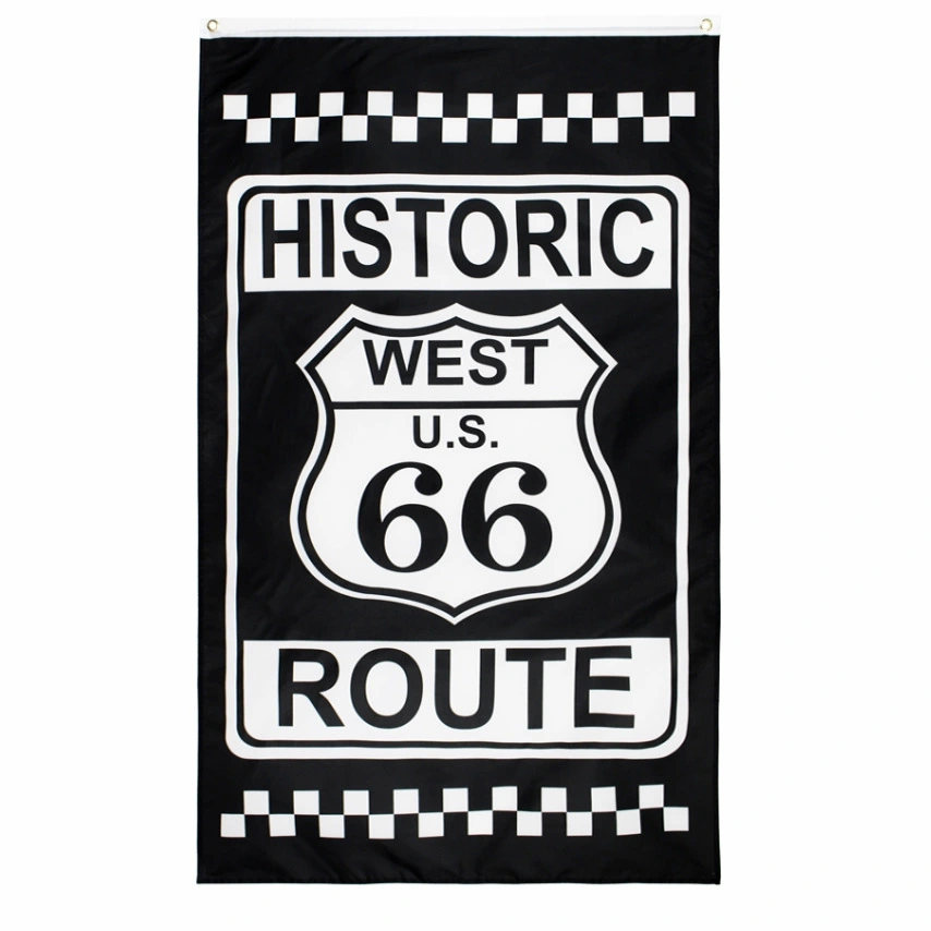 U.S. West Route 66 Sign Flag Customization Support Customized Picture