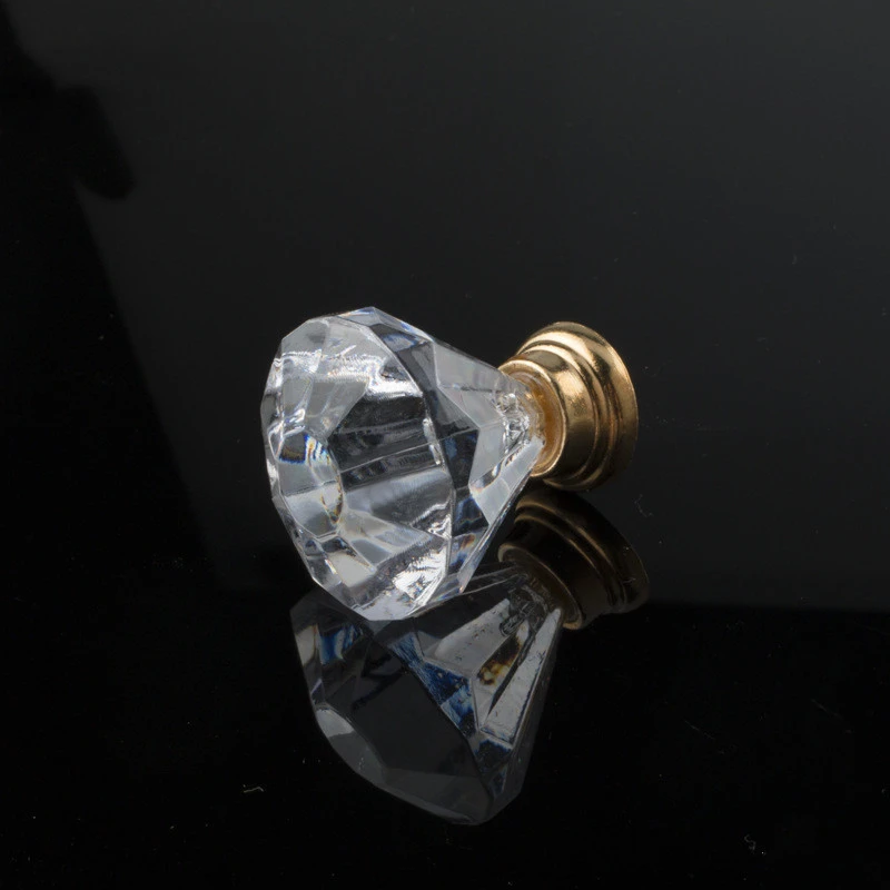 Handle crystal transparent handle door cabinet