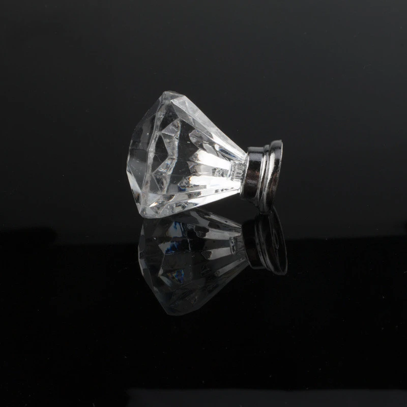 Handle crystal transparent handle door cabinet