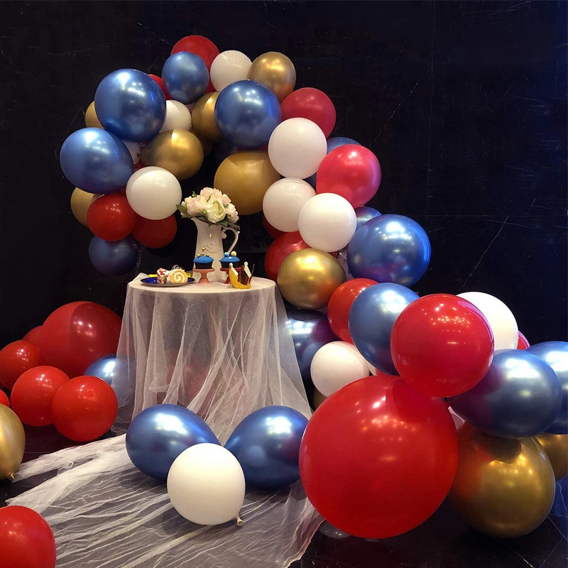 18 Inch Red Blue Balloon Chain Balloon Arch