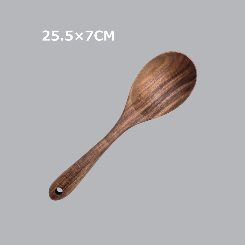 Natural Handmade Wooden Ware, Frying Shovel, Soup Spoon